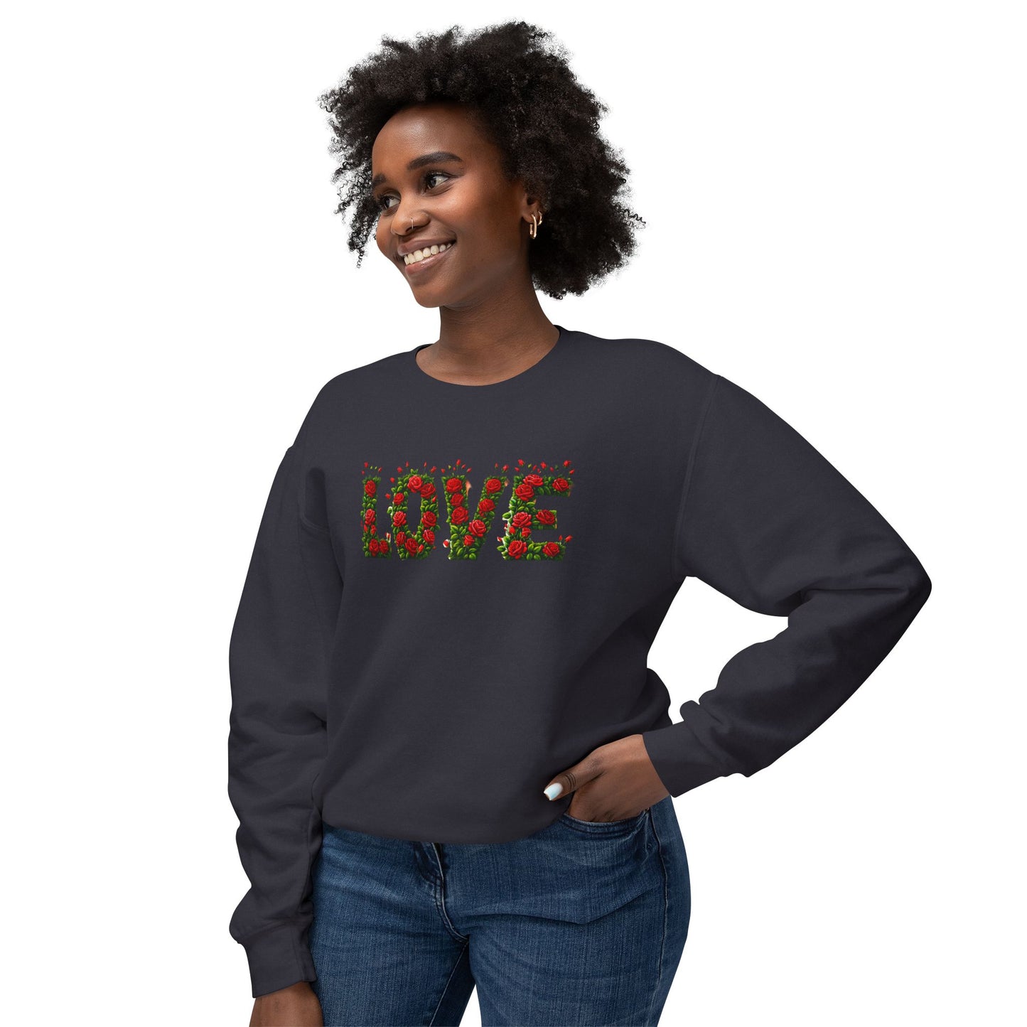 LOVE in Bloom Floral Sweatshirt
