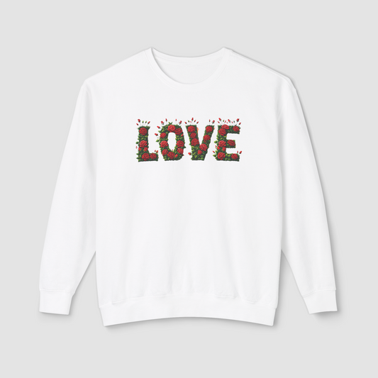 LOVE in Bloom Floral Sweatshirt